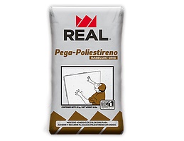 BULTO BASECOAT PEGA-POLIESTIRENO GRIS 20 KG REAL.