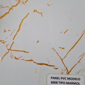 PANEL PVC MODELO 6008 TIPO MARMOL 2.4 X 1.22 MTS X 3 MM.
