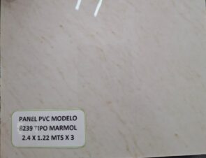 PANEL PVC MODELO 8239 TIPO MARMOL 2.4 X 1.22 MTS X 3 MM.