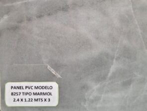 PANEL PVC MODELO 8257 TIPO MARMOL 2.4 X 1.22 MTS X 3 MM.